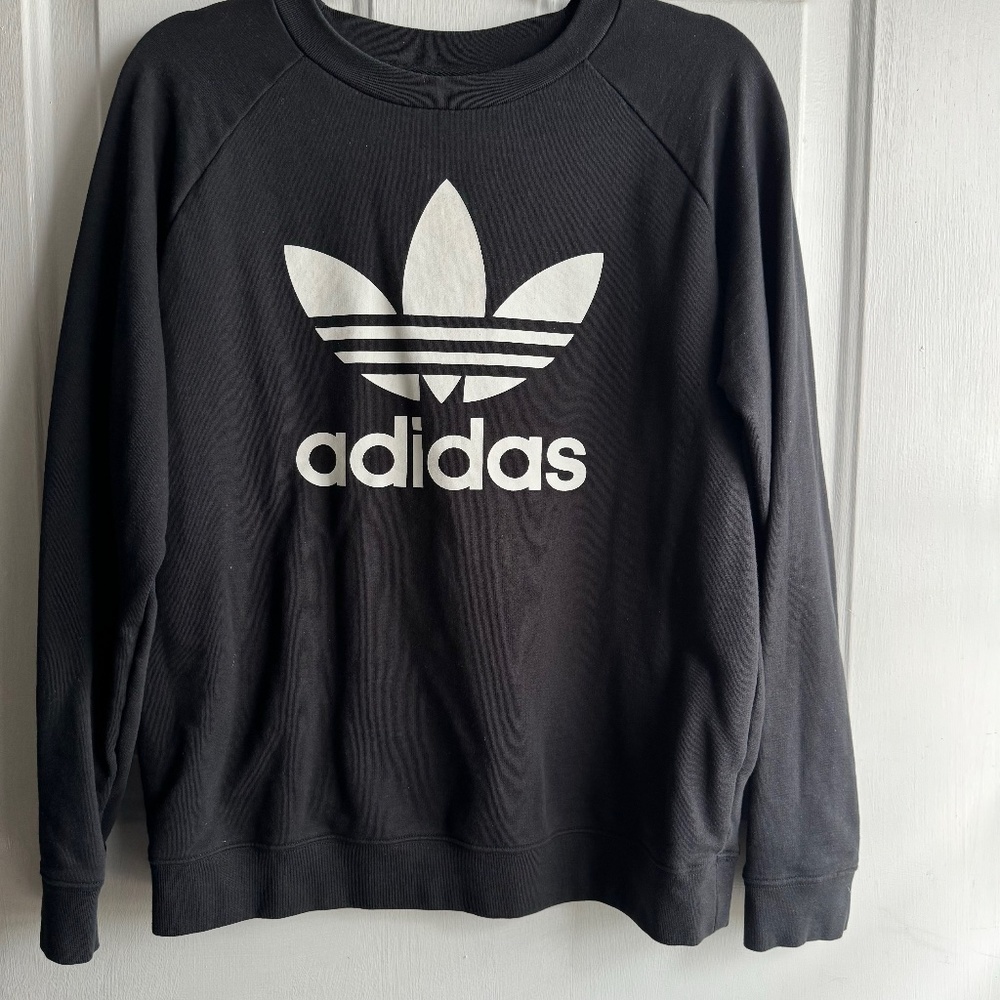 Adidas Originals Crew Black Sweatshirt
